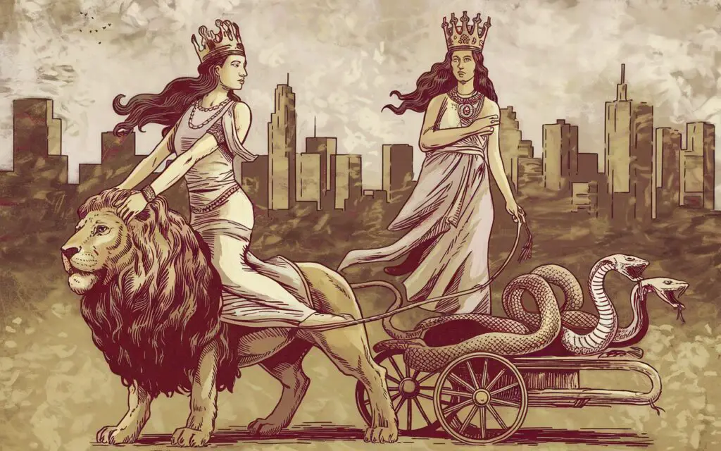 Inanna and Persephone