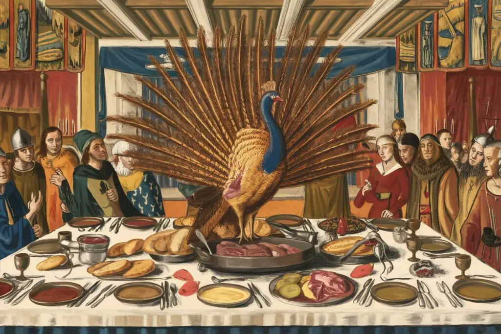 Roasted Peacock