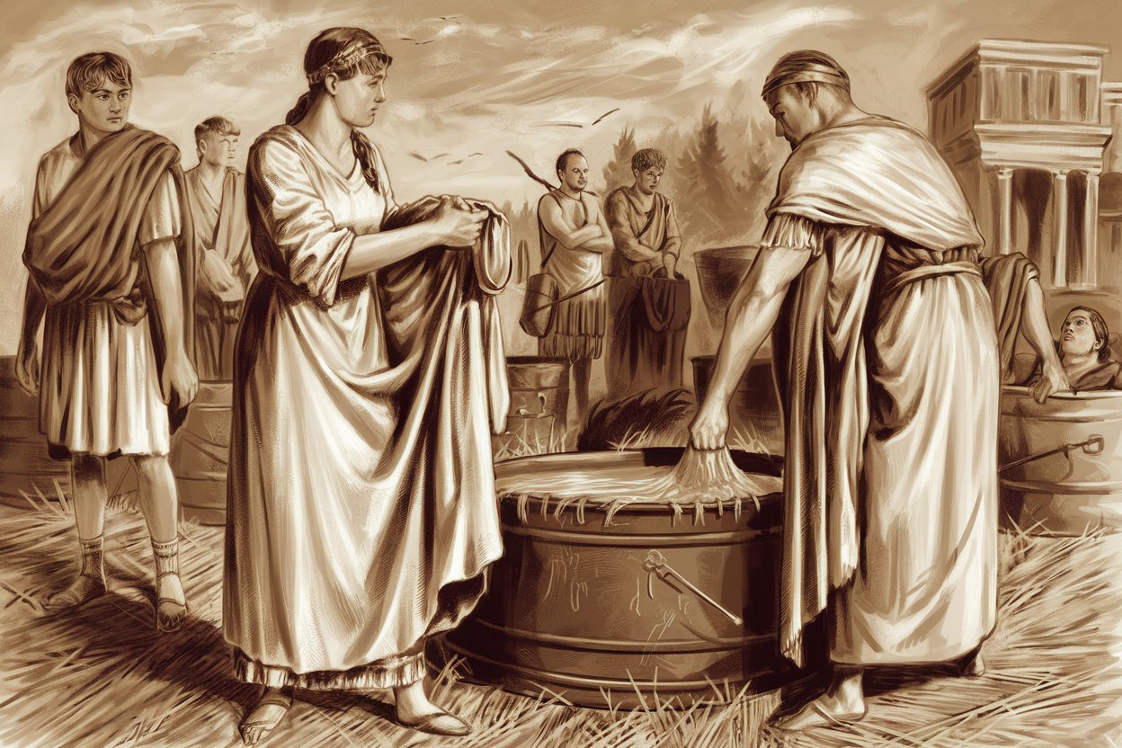 Ancient Romans Use Urine for Cleaning Clothes