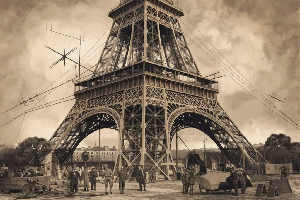 During World War I, the Eiffel Tower