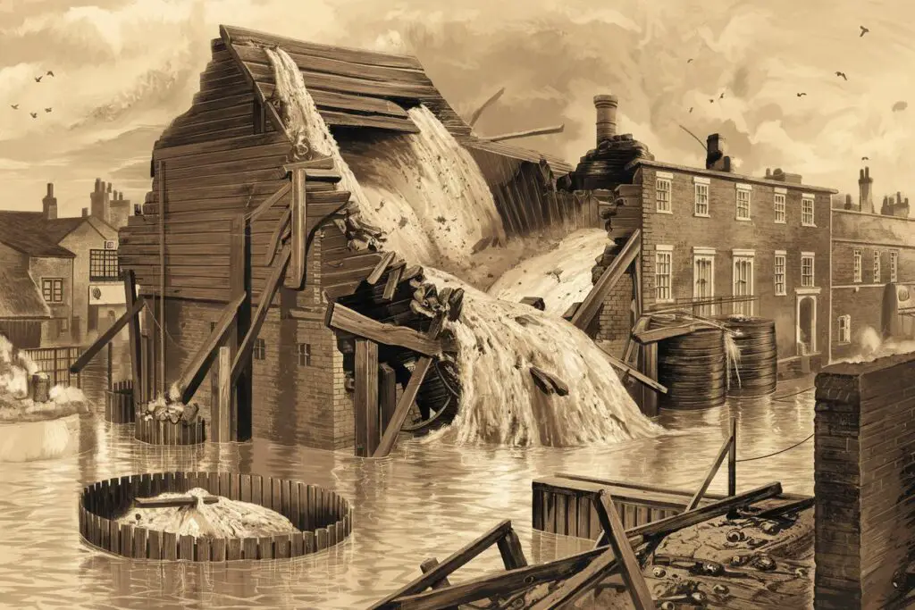 Enormous Vat Explosion That Unleashed a Beer Tsunami