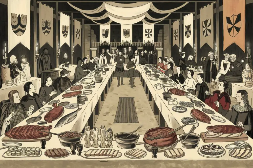 Feasting in the Great Hall