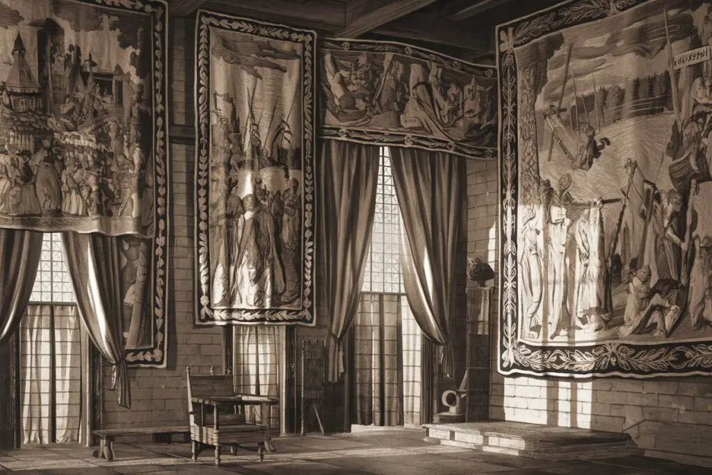 Heavy Tapestries and Curtains to Block Drafts