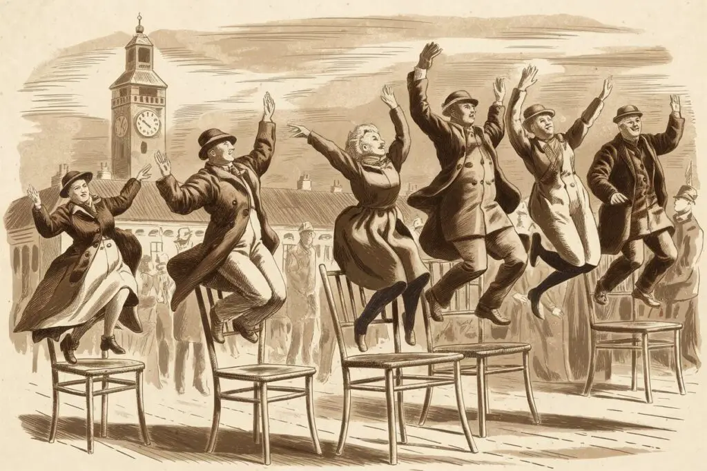 Jumping Off Chairs at Midnight to Ward Off Evil Spirits