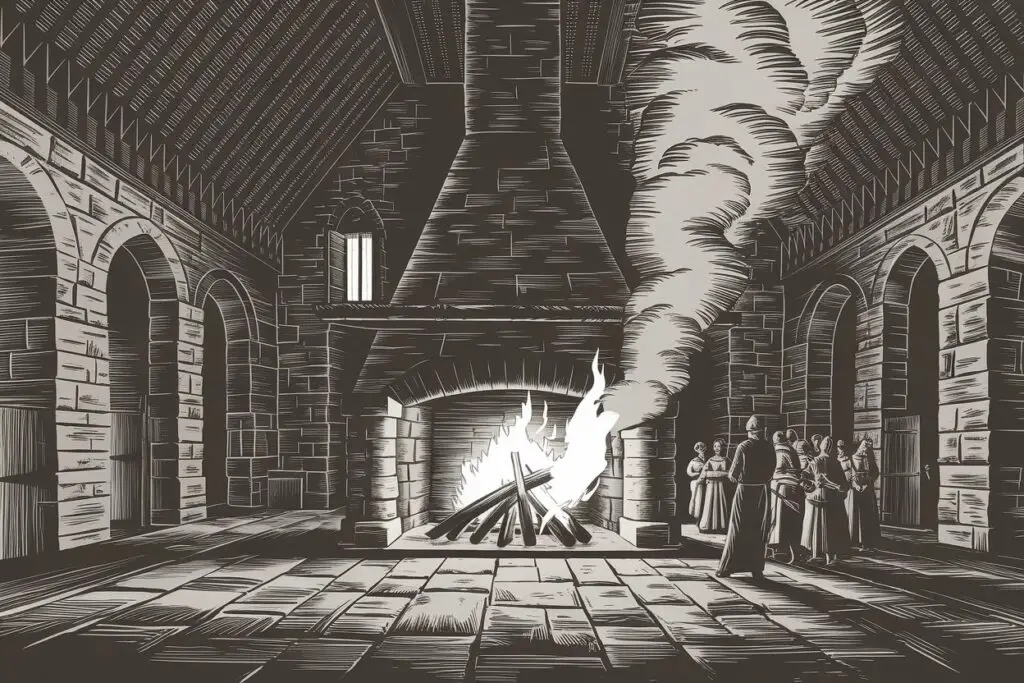 Massive Fireplaces—The Heart of Medieval Heating