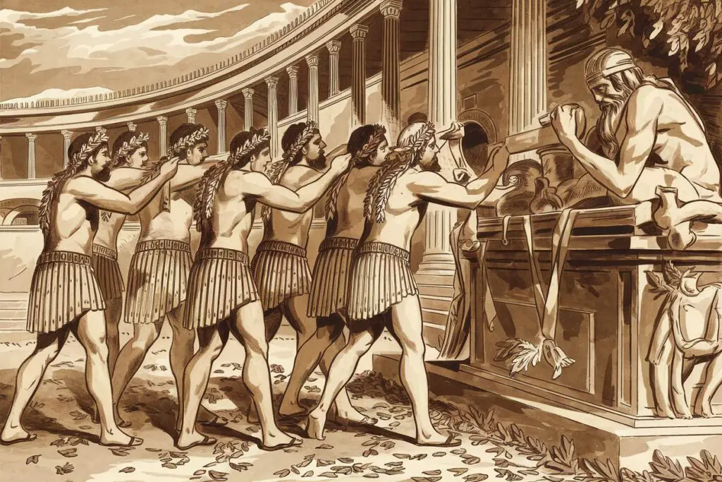 Religious Rituals and Sacrifices Before Competing