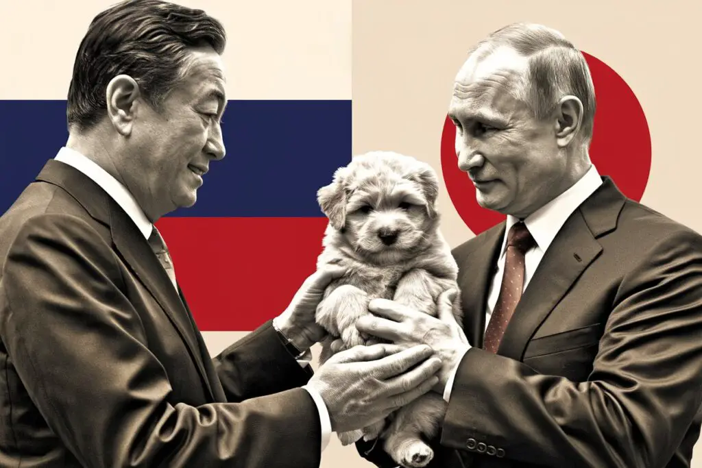 Vladimir Putin’s Gift of a Puppy to the Japanese Prime Minister