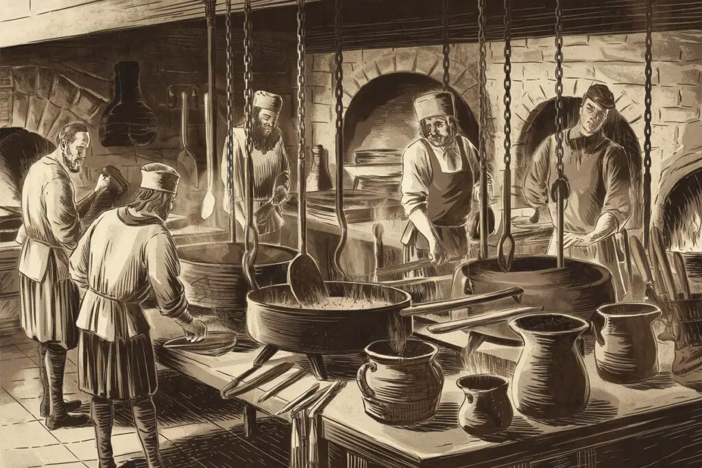 Working in the Kitchens—Feeding an Entire Fortress