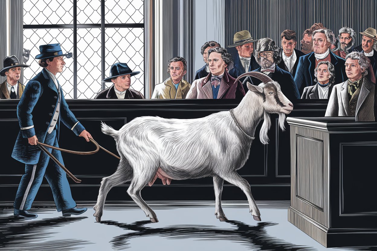 How a Goat Was Put on Trial for Vandalism in 1800s America