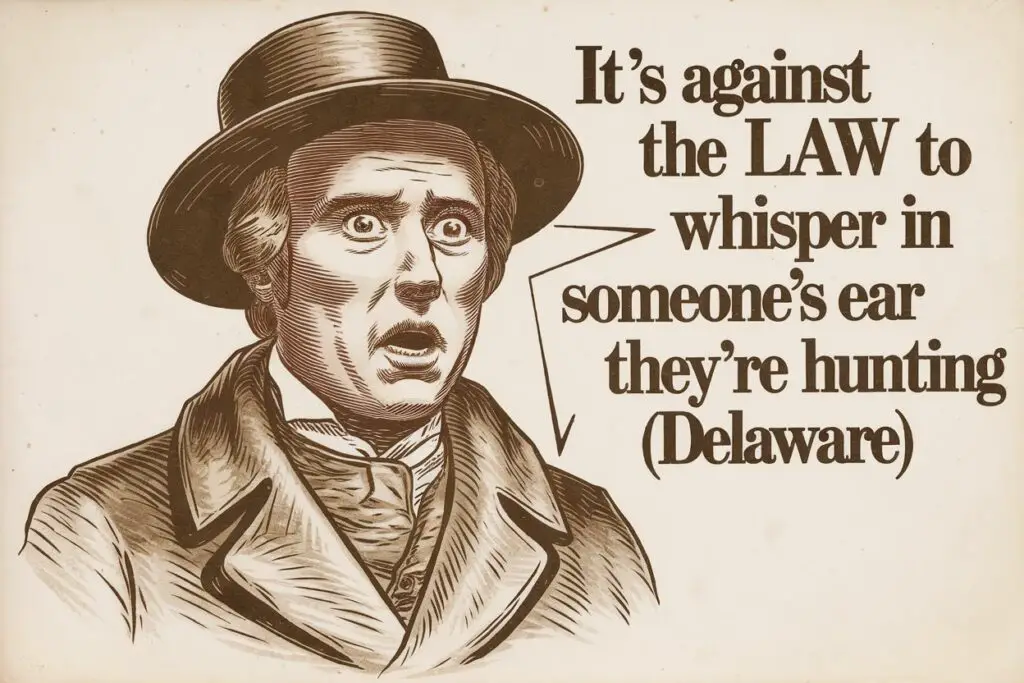 It’s Against the Law to Whisper in Someone’s Ear While They’re Hunting